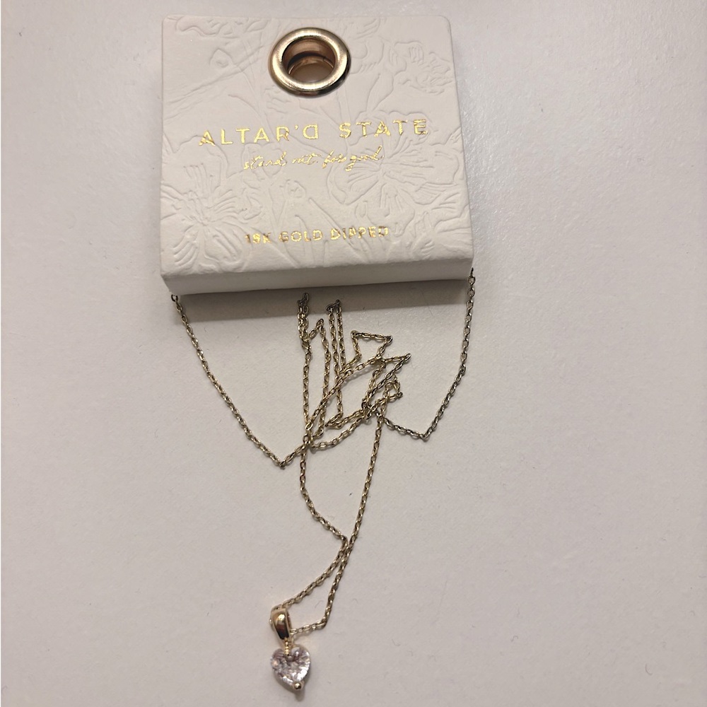 Altard state heart jewel necklace